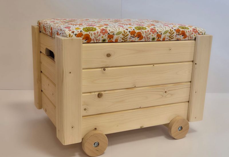 Spielzeugkiste ohne Beschriftung - Fuchs